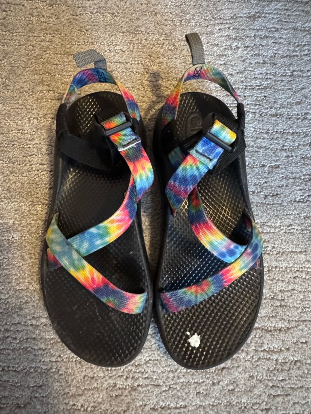 Chaco Kids Tie-Dye Multi-Color Strap Sandals
